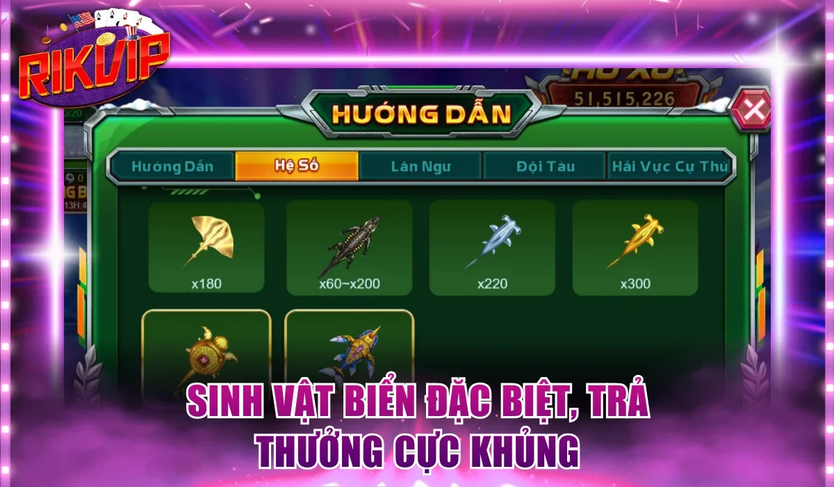 Sinh vật biển đặc biệt, trả thưởng cực khủng