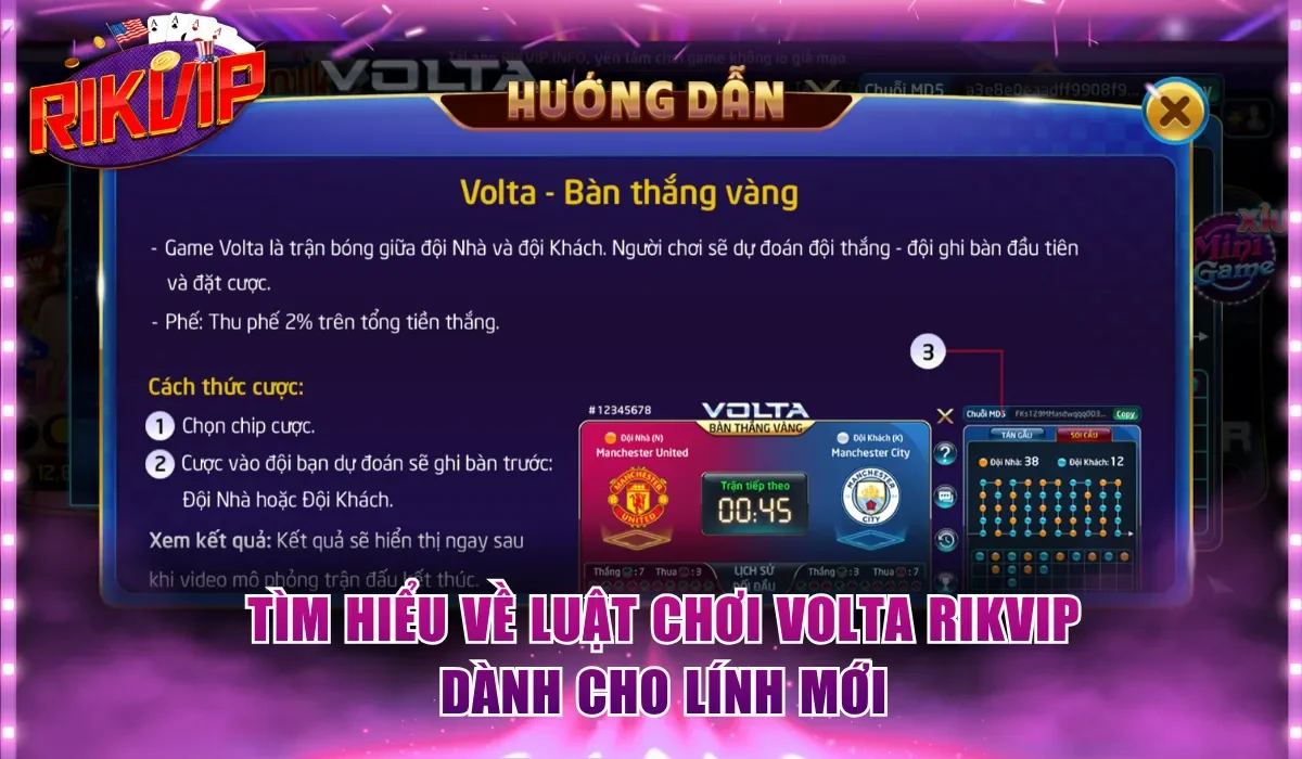 Tìm hiểu về luật chơi Volta Rikvip dành cho lính mới