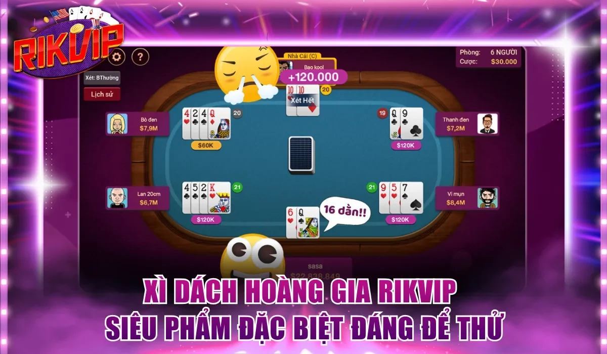 Xì Dách Hoàng Gia Rikvip